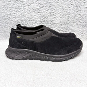 Keen TTS Moc Waterproof Womens Size 9 Slip On Walking Shoes Black Suede